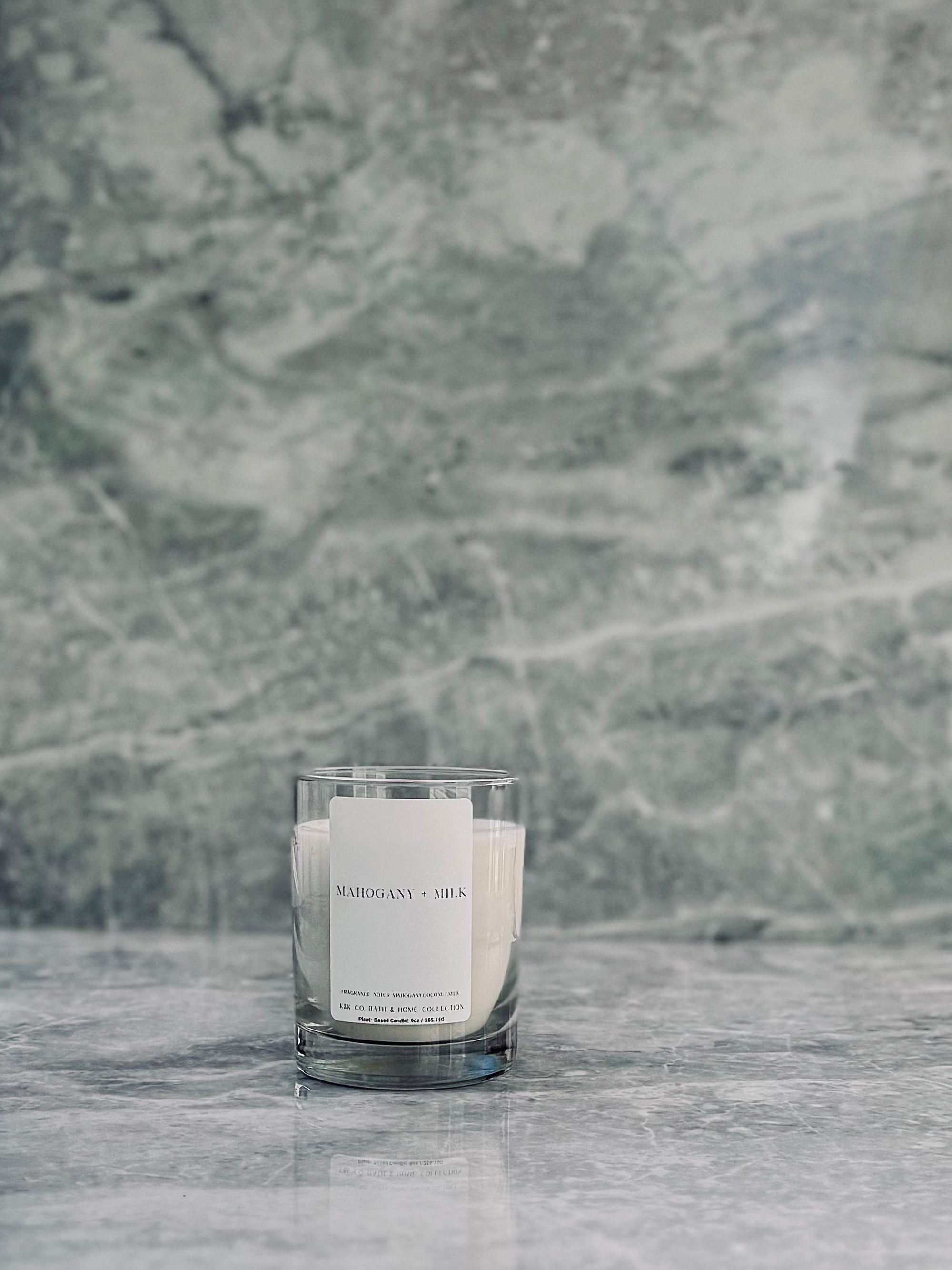 Mahogany + Milk Candle | Vegan Hand-Poured Candle with Woods & Creamy Vanilla Milk – K&K Co.