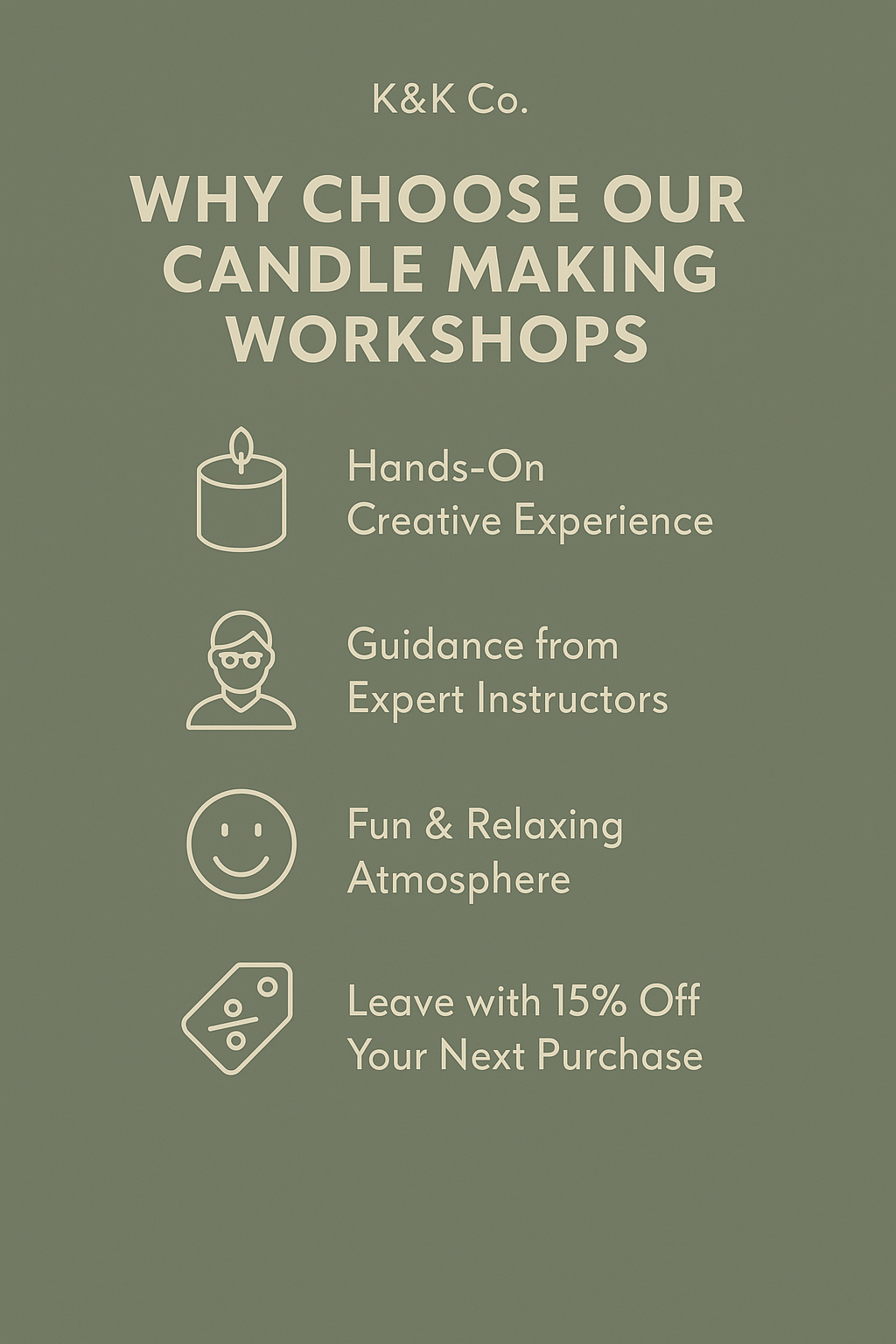 Candle Making Workshop in Columbia, MO | Pour Your Own Luxury Candle with K&K Co.