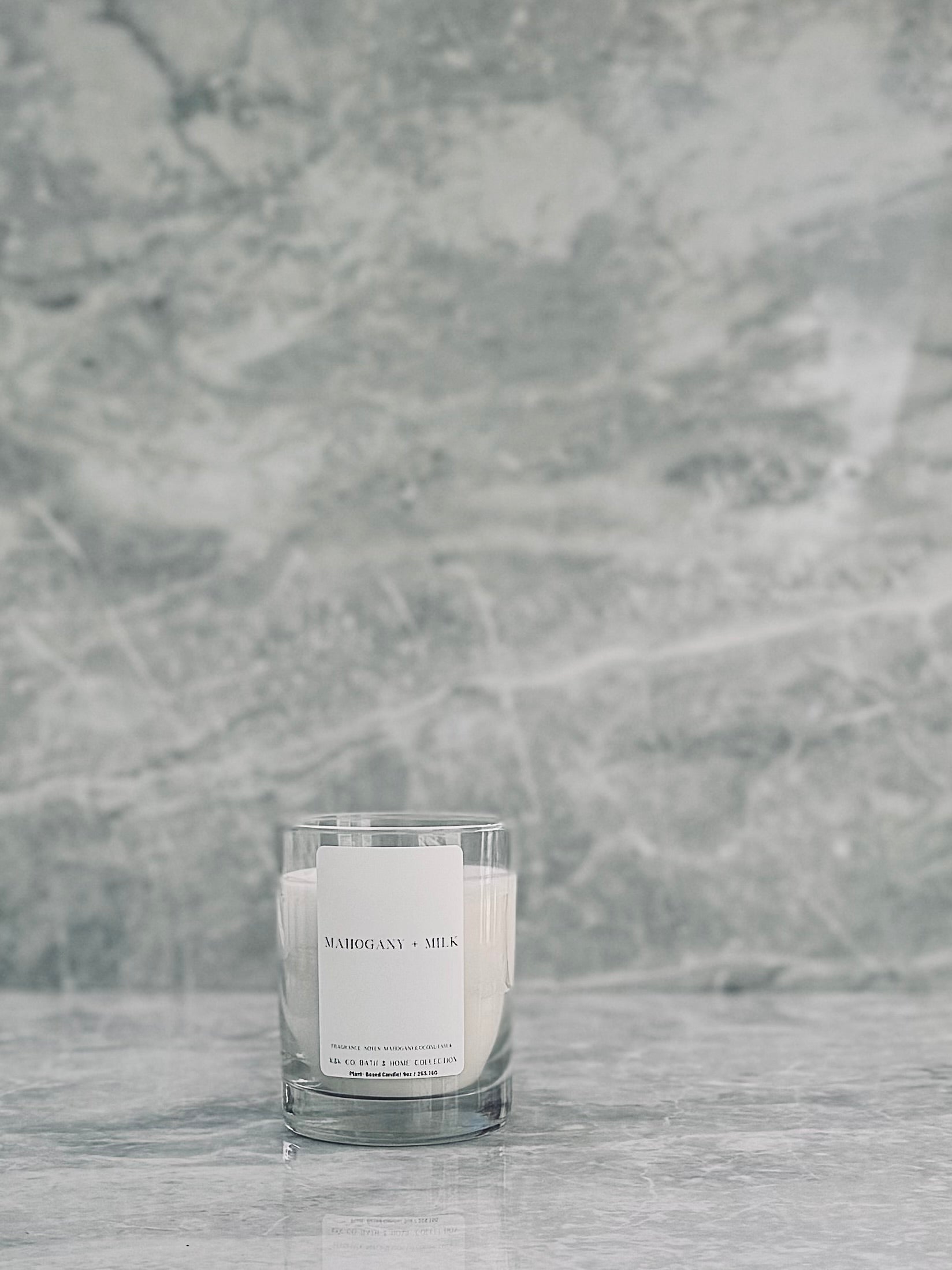 Mahogany + Milk Candle | Vegan Hand-Poured Candle with Woods & Creamy Vanilla Milk – K&K Co.