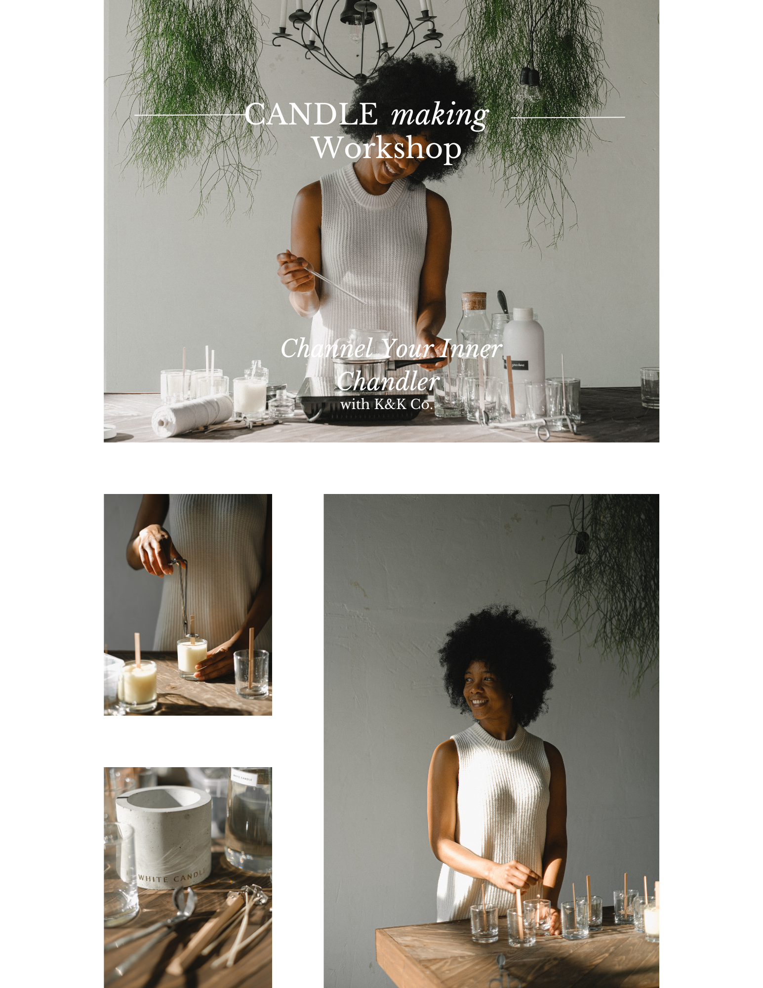 Candle Making Workshop in Columbia, MO | Pour Your Own Luxury Candle with K&K Co.