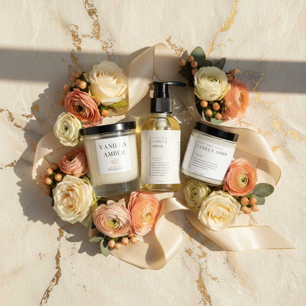 Vanilla Amber Luxury Gift Set